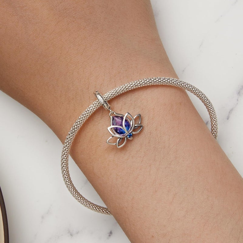 VOROCO Store Charm 925 Sterling Silver Bracelet Necklace Pendant Bead Charms Jewelry Gift for Women Mother Daughter Grandma Family Friends - Image 3